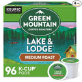 Green Mountain Coffee Roasters Lake and Lodge Blend Keurig Single-Serve K-Cup pods, Medium Roast Coffee, 96 Count
