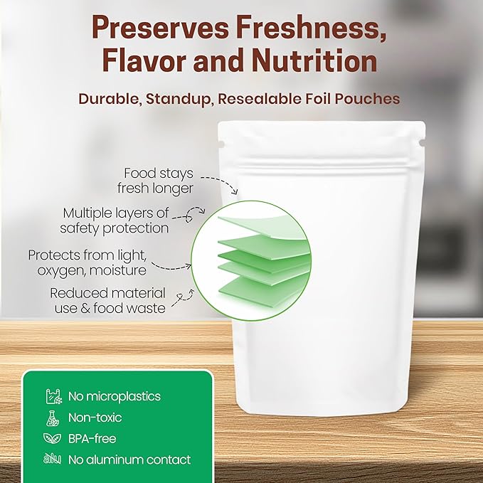 Z Natural Foods Organic Instant Coffee Powder - Rich Dark Roast Flavor, Arabica Instant Espresso Powder with Antioxidants to Boost Energy, Mood & Focus - Gourmet Coffee in Resealable Bag, 8 oz