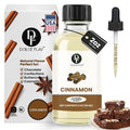 Dolce Flav Natural Cinnamon Extract – 2 Ounce Oil-Soluble Kosher, Sugar-Free, Concentrated Spice Flavor for Candy, Chocolates & Desserts, Includes Measured Dropper