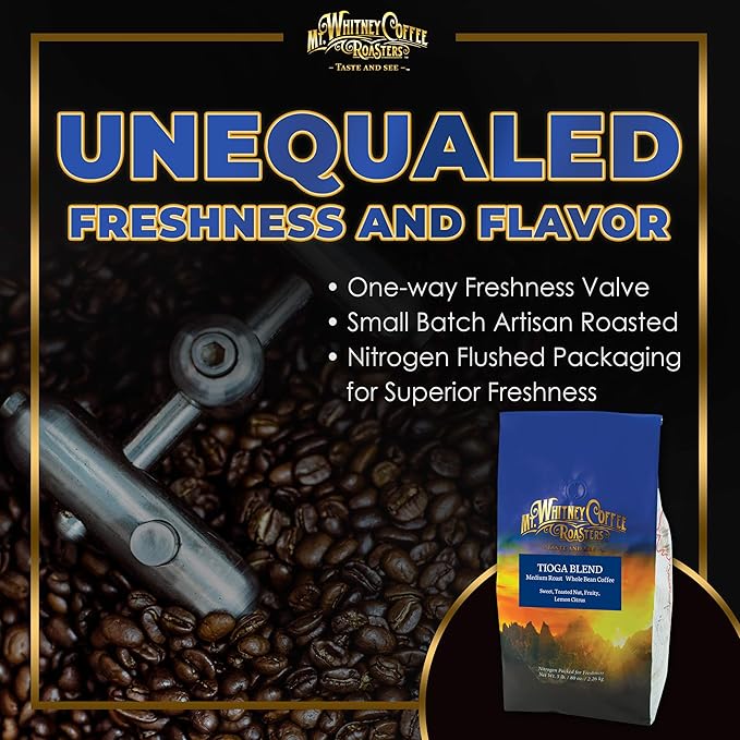 Mt. Whitney Tioga Blend Coffee (Whole Bean, 5 Lb)
