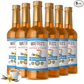 Matteo's French Vanilla Syrup for Coffee, Lattes, Cappuccinos & Desserts – Sugar-Free Sweetener for Beverages, Keto Friendly, Zero Calories, Indulgent Flavor, Non-Alcoholic, 33.8oz (6pk)