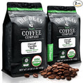 The Bean Organic Coffee Company Water Processed DECAF Vanilla Nut, Medium Roast, Whole Bean Coffee, 16-Ounce Bags (Pack of 2)