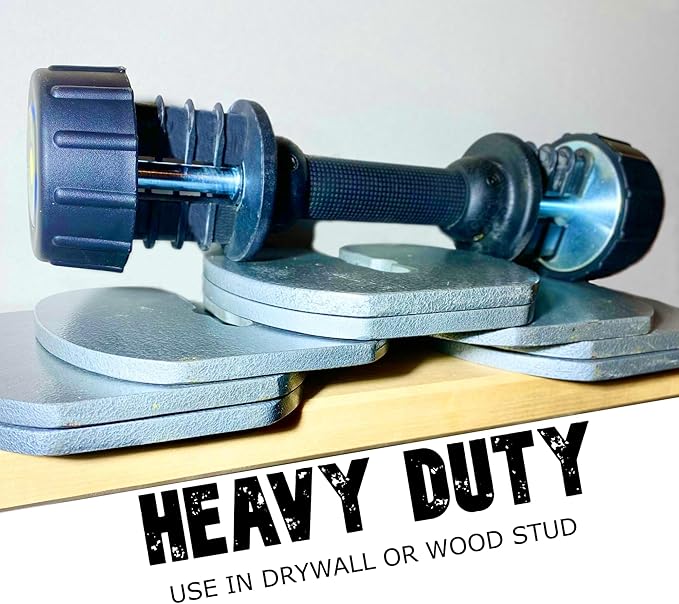 Floating Shelf Hidden Bracket 5" (2 PCS) - Hidden Supports for Wooden Floating Shelves - Drywall Mount or Stud Mount with Included Drill Guide and Steel Hardware