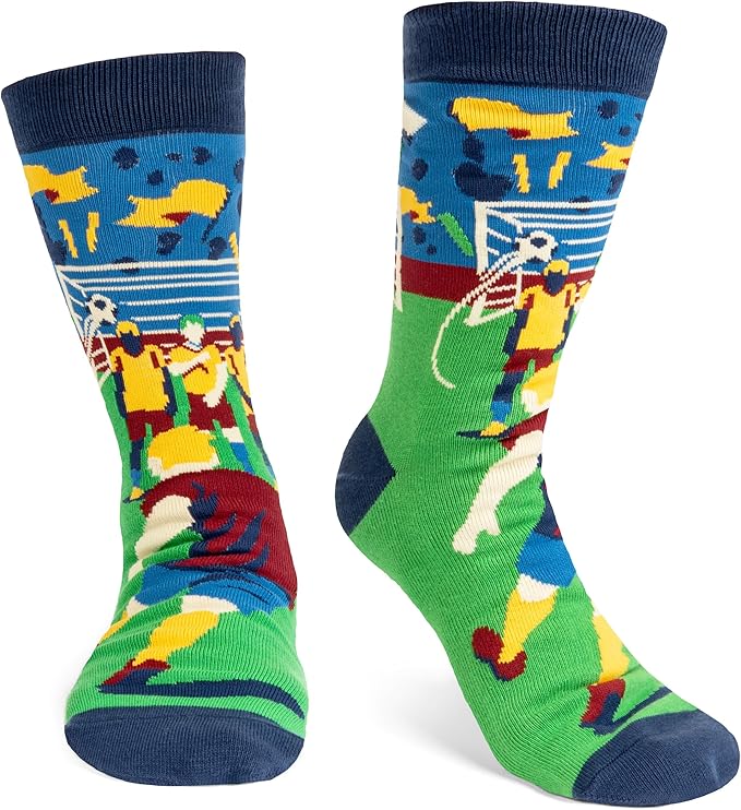 Lavley Funny Socks for Sports Fans and Players - Cool Novelty Gifts for Men, Women, & Teens