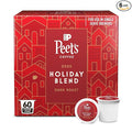 Peet's Coffee, Dark Roast Keurig K-Cup Pods - Holiday Blend 60 Count (6 Boxes of 10 K-Cup Pods)