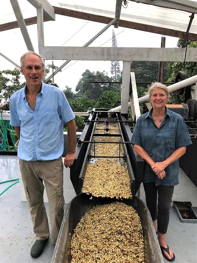 100% Kona Coffee – GROUND, Medium roast, Single estate gourmet coffee, 8 ounces, Farm fresh roasted from Domain Kona Coffee