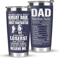 Christmas Gifts for Dad, Men - Gifts for Dad from Daughter, Son - Dads Birthday Gift Ideas, Happy Birthday gifts for Dads, Fathers - Best Dad Ever Gift, Present for dads - 20 Oz dad Tumbler