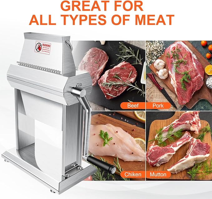 YBSVO Butcher Series 40-Blade Commercial Meat Tenderizer Machine