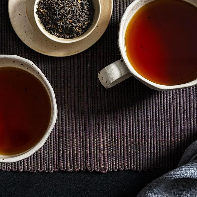 Rishi Tea China Breakfast Black Loose Leaf Tea - Organic, Robust & Caffeinated, Enjoy Hot or Iced - 16 Ounces, 50+ Servings