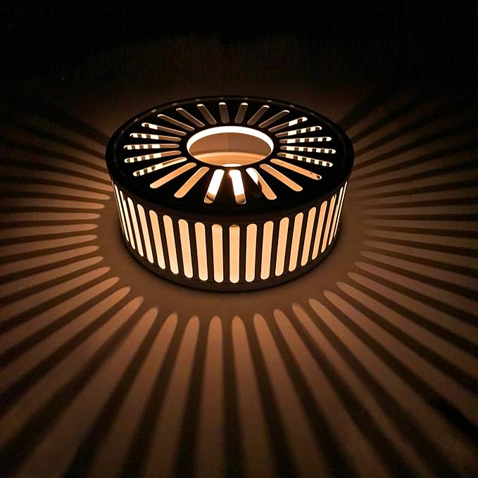 Creano White Design Stainless Steel Teapot Warmer with Tea Light Holder - Stable Rattles Not - Rechaud Suitable for All Teapots