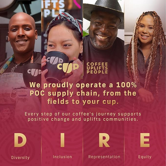 Coffee Uplifts People Honey Berry Mocha Java - Whole Bean Coffee Medium Roast - Sumatra & Ethiopian Specialty Grade Coffee Beans, 100% Arabica Coffee, Fair Trade - Berry, Chocolate & Honey Notes -12oz
