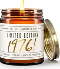 49th Birthday Gifts for Women - 'Limited Edition 1976' Soy Candle, w/Champagne on Ice I 49 Birthday Gifts for Women I 49th Gift for Her Ideas I 9oz Reusable Jar, 50Hr Burn, Made in USA