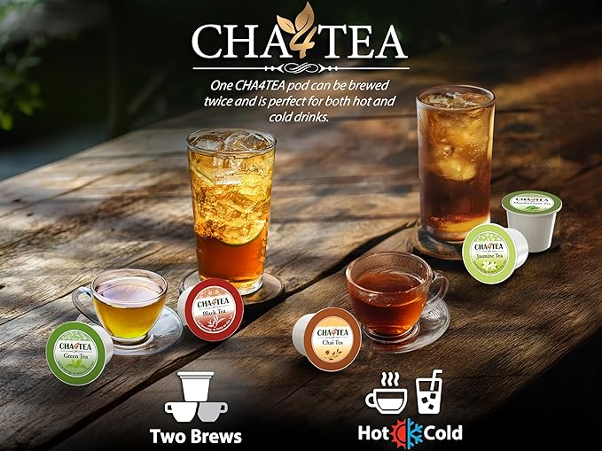 Cha4TEA 36-Count English Breakfast Tea for Keurig K-Cup