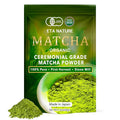 ETANATURE Premium Ceremonial Grade Matcha Powder - Matcha Green Tea Powder for Metabolism, Brain and Sleep - JAS Certified Matcha Grade from Japan Kagoshima Farms 60 Servings - Ceremonial Tea 60g