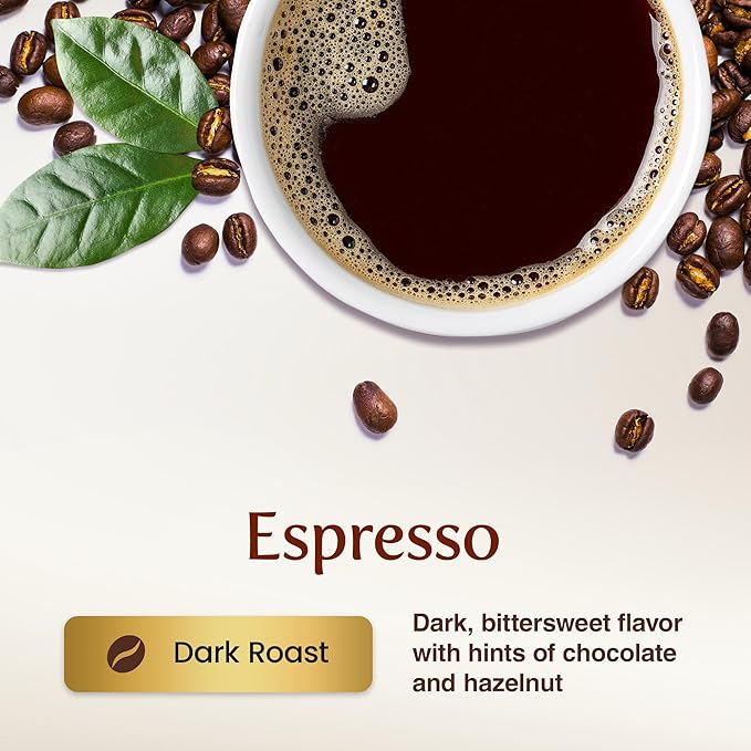 Kona Earth - Dark Roast Hawaiian Espresso, Whole Bean, 1lb (16 oz) Farm-Direct coffee beans from Hawaii’s Big Island, Micro-Batch-Roasted
