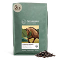 Pachamama Organic Coffee - French Roast Dark Roast Whole Bean Coffee - 2 lb - Farmer Owned & Regenerative
