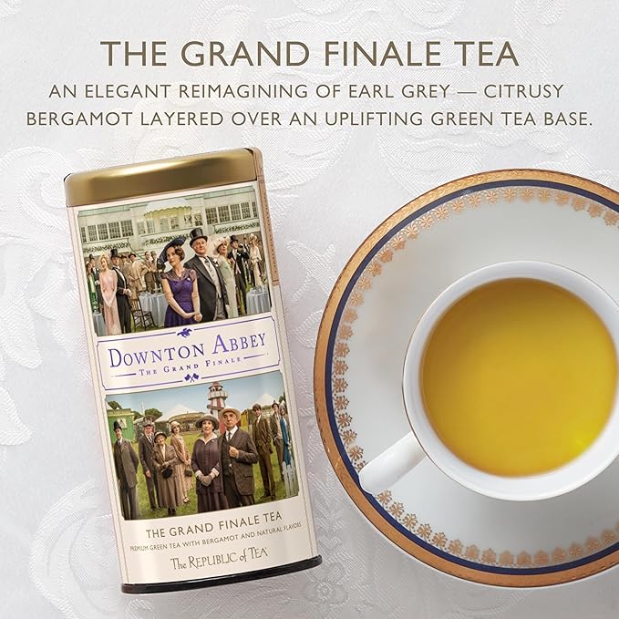 The Republic of Tea – Downton Abbey The Grand Finale Green Tea, 36 Tea Bags