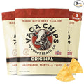 Vaca Chips – Beef Tallow Tortilla Chips, Original Flavor – 3 Pack of 5 oz Bags – Seed Oil Free Snack Made with Organic Corn & Sea Salt – Gluten Free, No Preservatives, Cooked in Beef Tallow