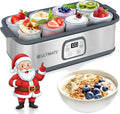 Ultimate Probiotic Yogurt Maker w/Adjustable Temperature & Time Control - Make Trillions of Live Probiotics - Best 2025 Men & Womens Christmas Gifts for Family & Friends - ULTIMATE LIFETIME WARRANTY