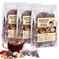 Ginseng Five Treasures Kidney Tea, Traditional Chinese Herbal TeaBags, Natural Organic Kidney Cleanse Detox Tea for Women & Men, 7 Precious Ingredients Formula(3 Pack/75 Bags)