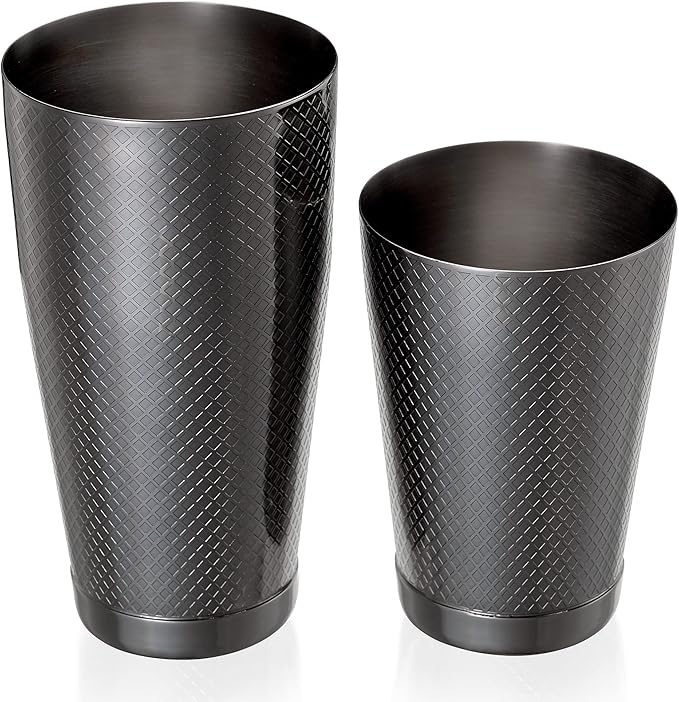 Barfly Diamond Lattice Shaker Set, Black