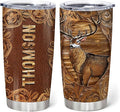 Hyturtle Personalized Hunting Gifts For Men - Deer Hunting Tumbler 20Oz Travel Coffee Mug Stainless Steel- Fathers Day Gift For Dad Him Boy Husband From Son Wife- Birthday Christmas Gifts For Hunters