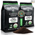 The Bean Organic Coffee Company Water Processed DECAF Le Bean, Dark French Roast, Ground Coffee, 16-Ounce Bags (Pack of 2), Café Molido Tostado Orgánico descafeinado