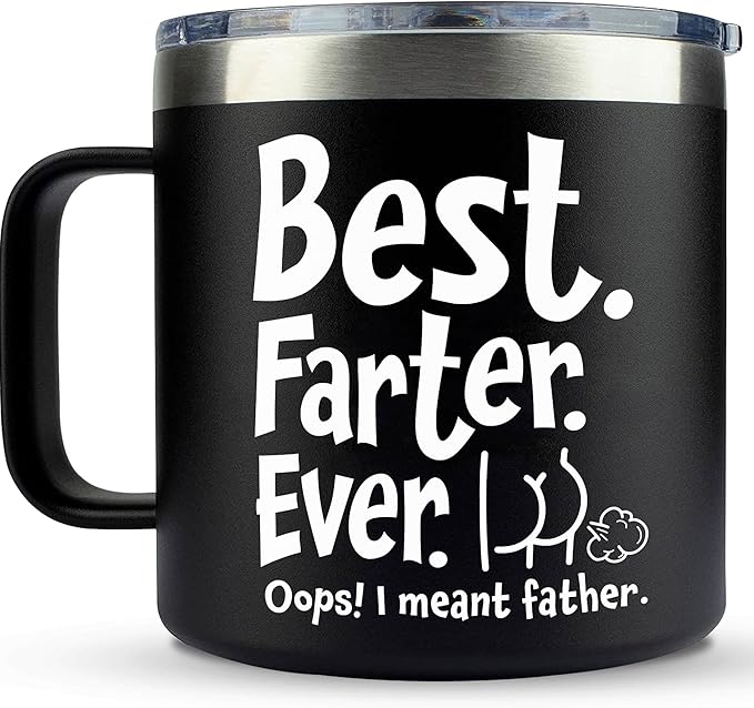Christmas Gifts for Dad, Men - Gifts for Dad from Daughter, Son - Dads Birthday Gift Ideas, Happy Birthday gifts for Dads, Fathers - Best Dad Ever Gift, Present for dads - 14 Oz dad Mug
