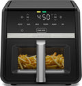 Chefman Air Fryer TurboFry 9-Qt, 6-in-1 High-Powered 450°F Cooking for Crispier French Fries, Chicken, and Onion Rings, XL Windowed Basket, Air Fry, Bake, Broil, Reheat, Dehydrate, Defrost – Black