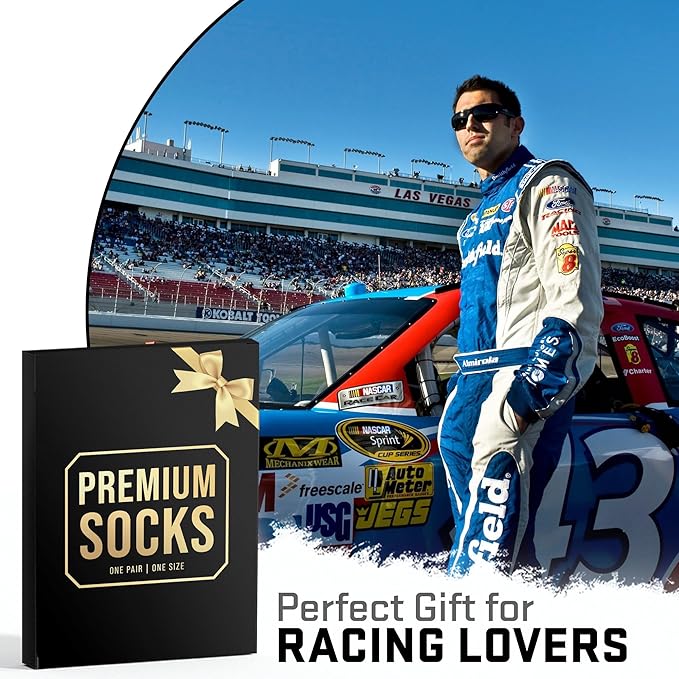 VICRAZY Racing Car, Sport Car Socks for Men, Women - Formula 1 Gifts, Racing Socks, Stocking Stuffers for Men, Women