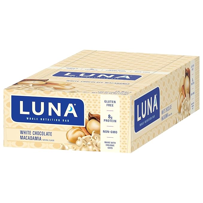 Clif, Bar Luna White Chocolate Macadamia 15 Count, 25.35 Ounce