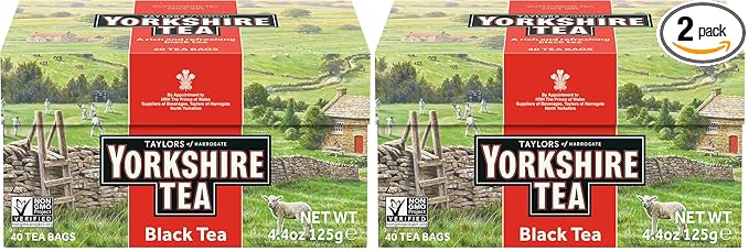 Taylors of Harrogate Yorkshire Red, 40 Teabags (Pack of 2)