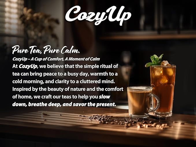 Cozy Up 36-Count Earl Grey Tea Pods Compatible with Keurig K-Cup Brewers