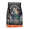 Bones Coffee Company Salty Siren, Sea Salted Caramel Chocolate Flavored Coffee, Medium Roast Low Acid Arabica Beans Compatible with Auto drip and French Press Coffee Maker, 12 Oz Ground