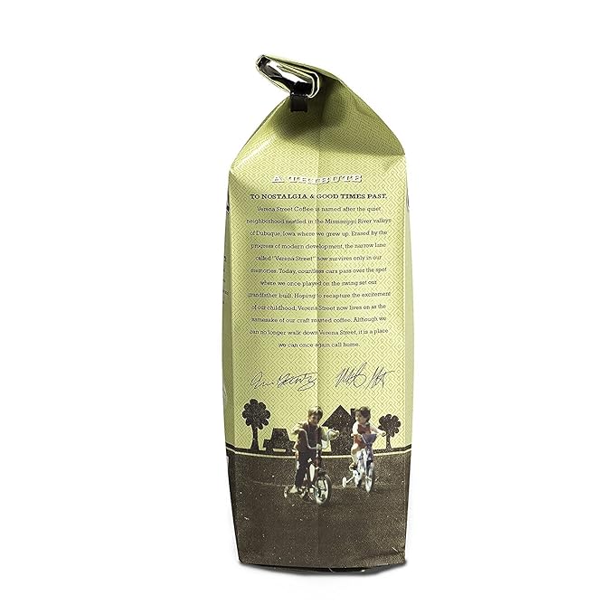 Verena Street 2 Pound Ground Coffee, Dark Roast, Nine Mile Sunset, Rainforest Alliance Certified Arabica Coffee