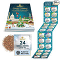 BREWIX, Tea Advent Calendar 2025 | 24 Delightful Black & Green Loose Leaf Teas - Holiday Gift Box | Christmas Advent Calendar 2025 for Adults | Gift Idea for Tea Lovers, Christmas Countdown Set | Holiday Variety Sampler for Tea Lovers