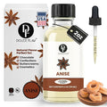 Dolce Flav Star Anise Extract – 2 Ounce Oil-Soluble Kosher, Sugar-Free, Concentrated Licorice Anise Flavoring for Baking, Cookies & Liqueurs, Includes Measured Dropper.
