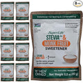 Super Life Stevia & Monk Fruit Sweetener – Low-Glycemic Index, Erythritol-Free Sugar Alternative for Baking, Beverages & Caramelizing | Non-GMO, Low-Calorie, Keto Diet Friendly – 8.8oz / 250g (8-Pack)