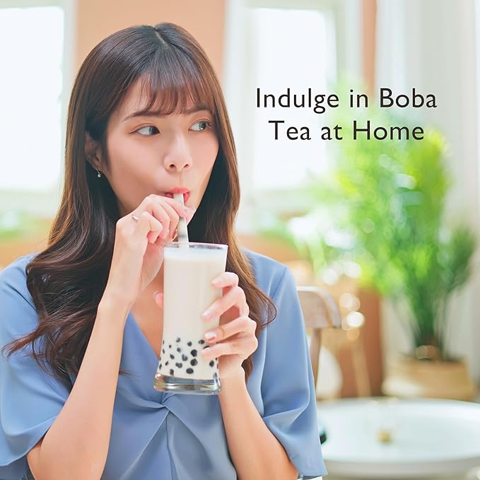 The Republic of Tea – Tablespoon Milk Tea for Boba Concentrate, Black Tea, 16 Servings