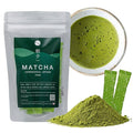Asayu Japan Matcha Powder - Ceremonial Grade Green Tea, Shizuoka Source, Made in Japan (Sticks - 10x2g)