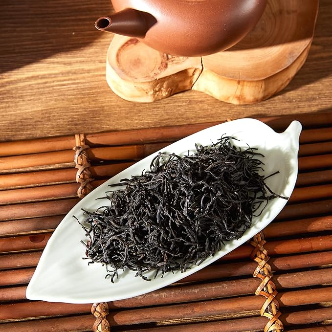 ChaWuWarmSun [A] Lapsang Souchong Black Tea,No Smokey Taste,3.5oz/100g,Loose Leaf Tea,Chinese KongFu Cha