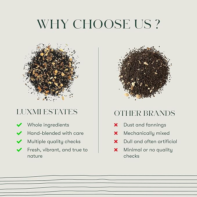 Luxmi Estates Chai Adda-Bari 25 Tea Bags (50g) Pack | Masala Chai | Certified Organic Black Tea
