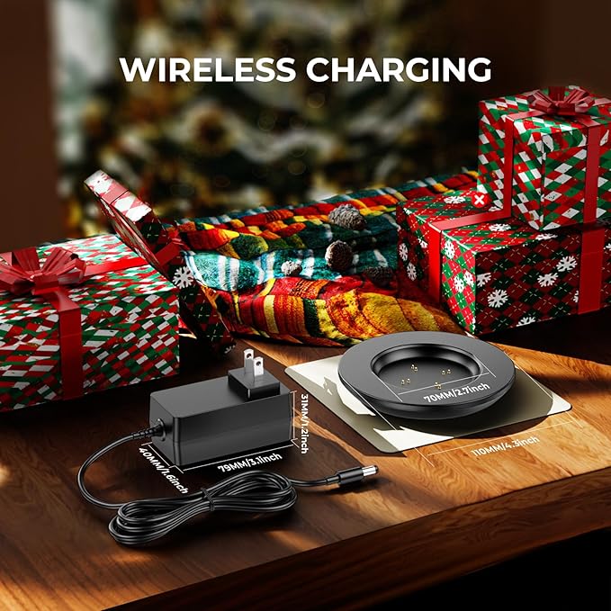 Charging Coaster 2 Compatible with Temperature Control Smart Mug 2 and 1 - Mug Power Cord - Charger Dock Base for Wireless Warmer Cup Accessories - Black