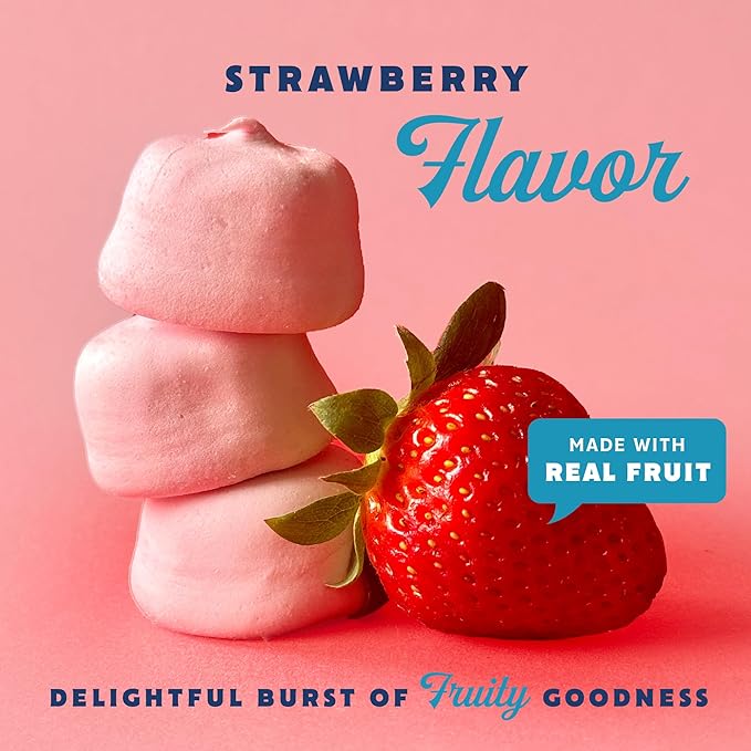 GoodMallow Vegan Marshmallows - Large Kosher Gluten Free Dairy Free Healthy Marshmallows - Natural Gelatin Free for Hot Chocolate, Smores, Baking - Nothing Artificial - Combo Pack of all Flavors