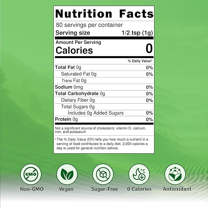 ORO MATCHA - Matcha Energy Booster Supplement (30g) - Organic Ceremonial Green Tea Powder - Blend for Focus & Clarity Support, Perfect Coffee Alternative Made - Zero Sugar, Vegan & 0 Calories