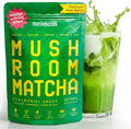 Mushroom Matcha + Lion’s Mane, Ashwagandha, Collagen - Focus, Energy & Immune Support - 30 Servings of Adaptogen Superfood Blend for All Day Coffee Alternative