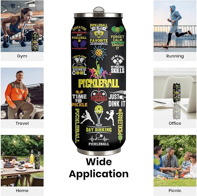Pickleball Tumbler Gifts for Women, Men - Pickle Ball Gift for Woman - Christmas, Birthday Gift for Pickle Ball Lovers-Pickleballs Cup Gifts for Women Girls Friends Sisters Players 17 Oz