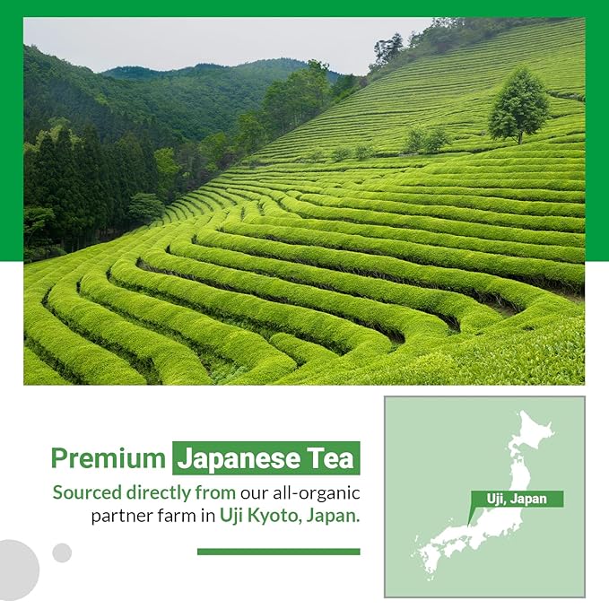 Matcha Moon Spring Zen Matcha Green Tea Powder - Ceremonial Grade Matcha Green tea - Organic Japanese Matcha - Traditional Matcha Powder from Uji Kyoto - 100g (3.5 oz.)