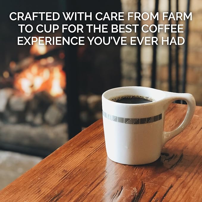 Stone Creek Coffee Dark Roast Ground Coffee – 12 Ounce (Pack of 1) – Smooth and Chocolatey Fresh Roasted Coffee Beans with Rich and Fruity Tasting Notes, 3 Volcanoes Dark Guatemala