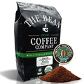 The Bean Organic Coffee Company Water Processed DECAF Peppermint Mocha, Medium Roast, Ground Coffee, 80 Ounce Bag, Café Molido Tostado Orgánico descafeinado